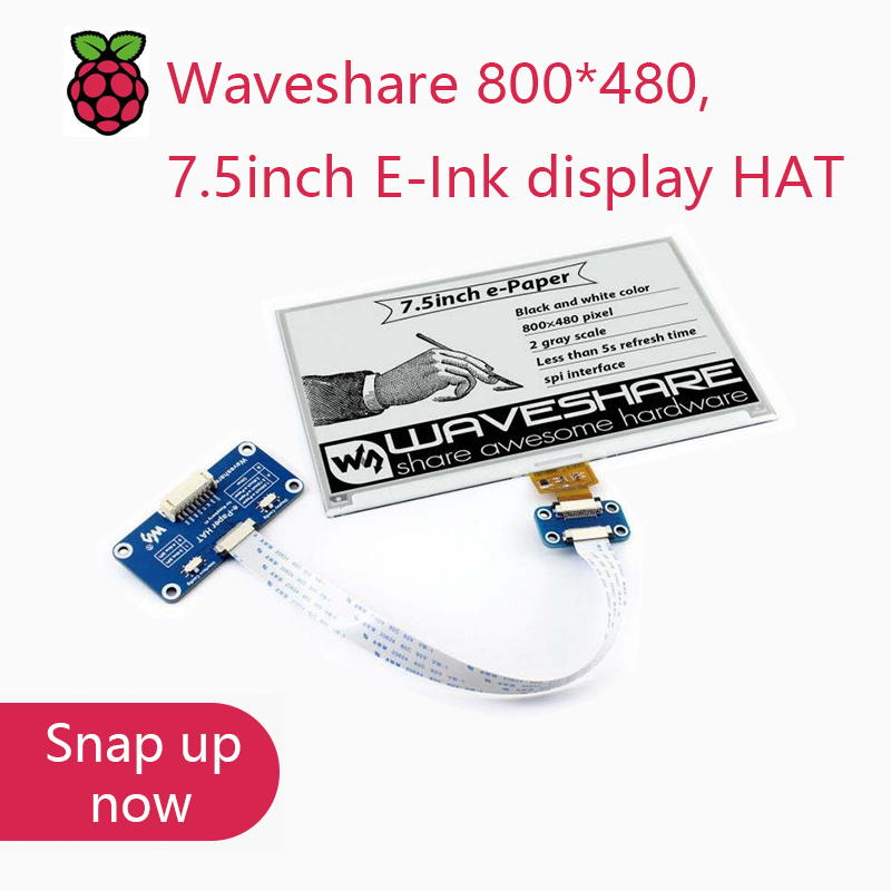 Turing Pi 2 - Waveshare 800*480, 7,5-calowy wyświetlacz E-Ink HAT